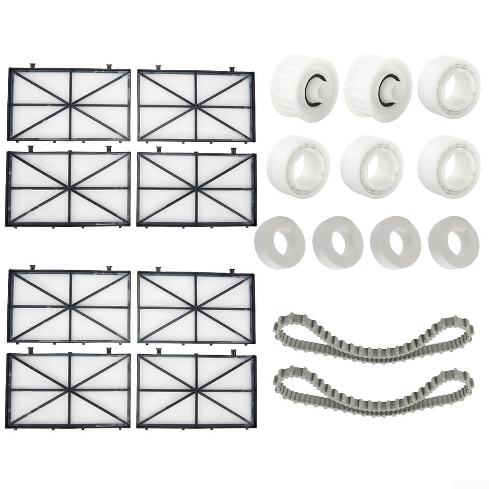 Kit d'entretien pour nettoyeur de piscine Dolphin CC Plus M400 M500, 2 courroies 9985006 R2, 6 roues de guidage 3884997 R6, 4 roues de positionnement 6101611 R4
