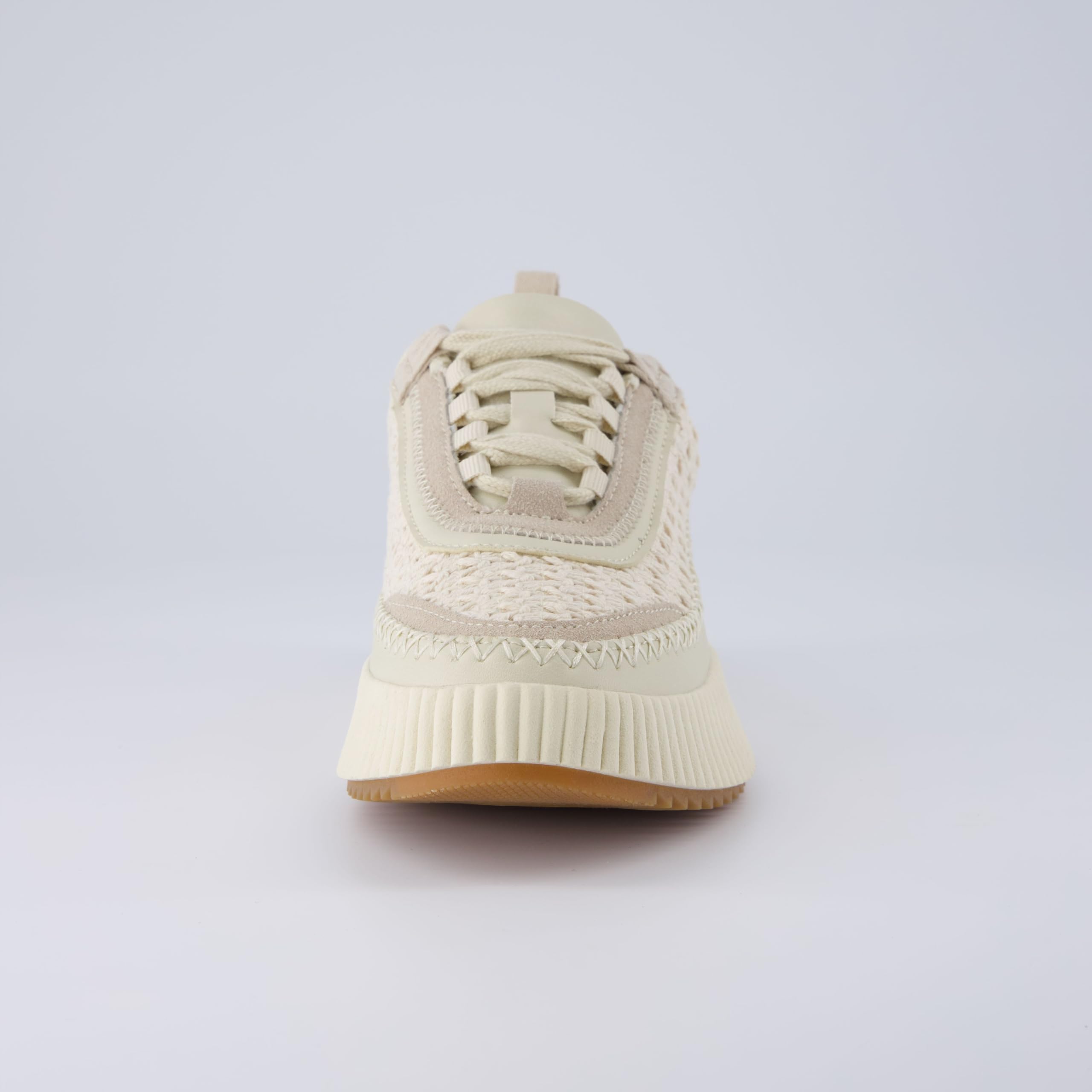 CUSHIONAIRE Zapatilla Deportiva con Plataforma Tejida con Cordones y Espuma cómoda para Mujer, Anchos Anchos Disponibles