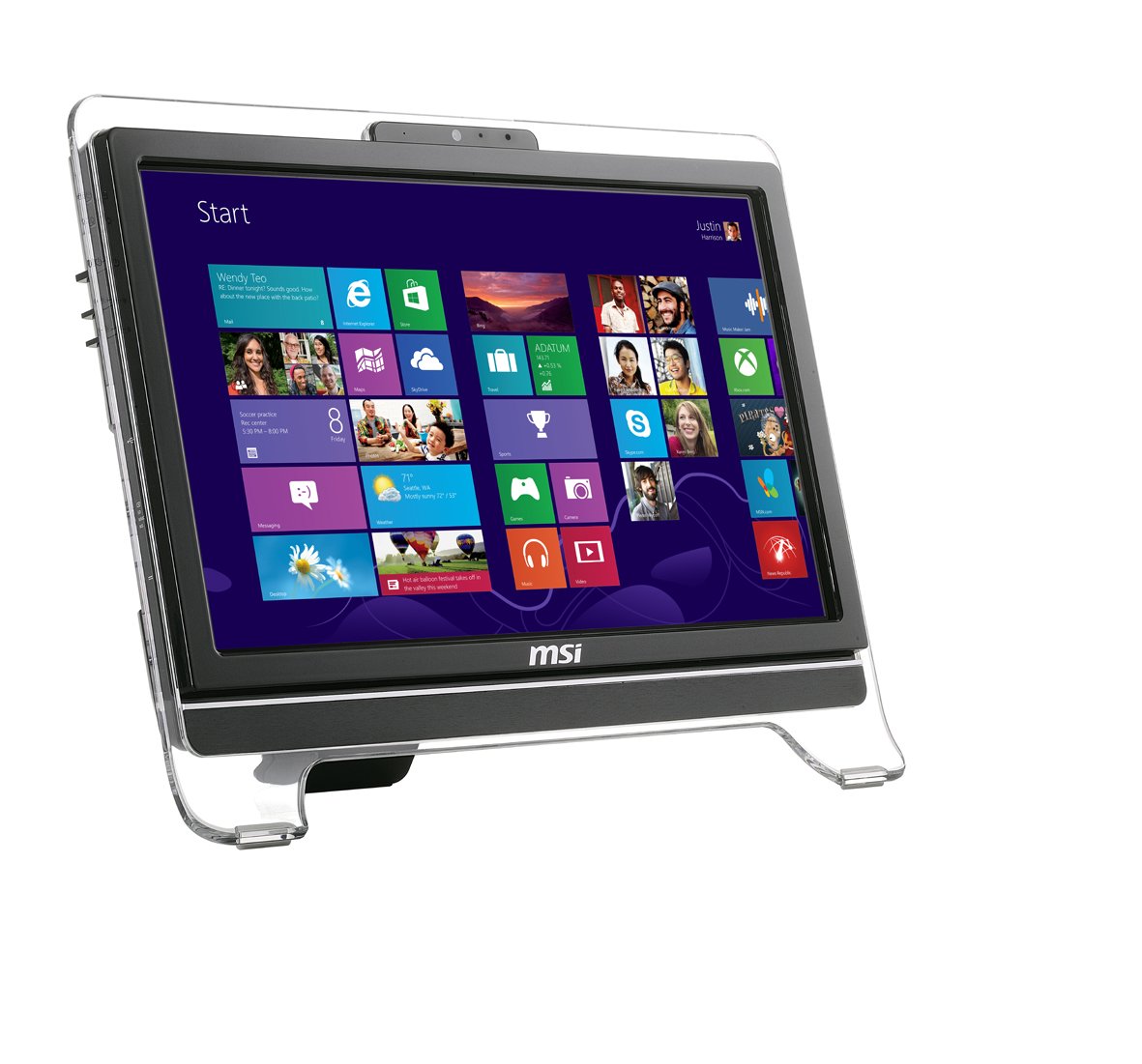 MSI AE2031-006EU 20" (50,80 cm) Intel Pentium 1,8 GHz 500 GB 4096 MB Intel HD Graphic Windows 8 Czarny