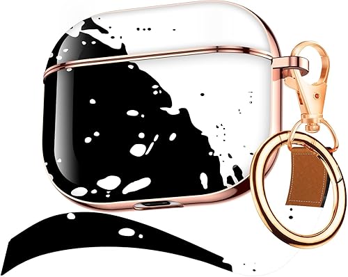 Maxjoy Funda para AirPods Pro 2, funda protectora dura única a prueba de golpes para Airpod Pro de 2ª generación con llavero compatible con Apple