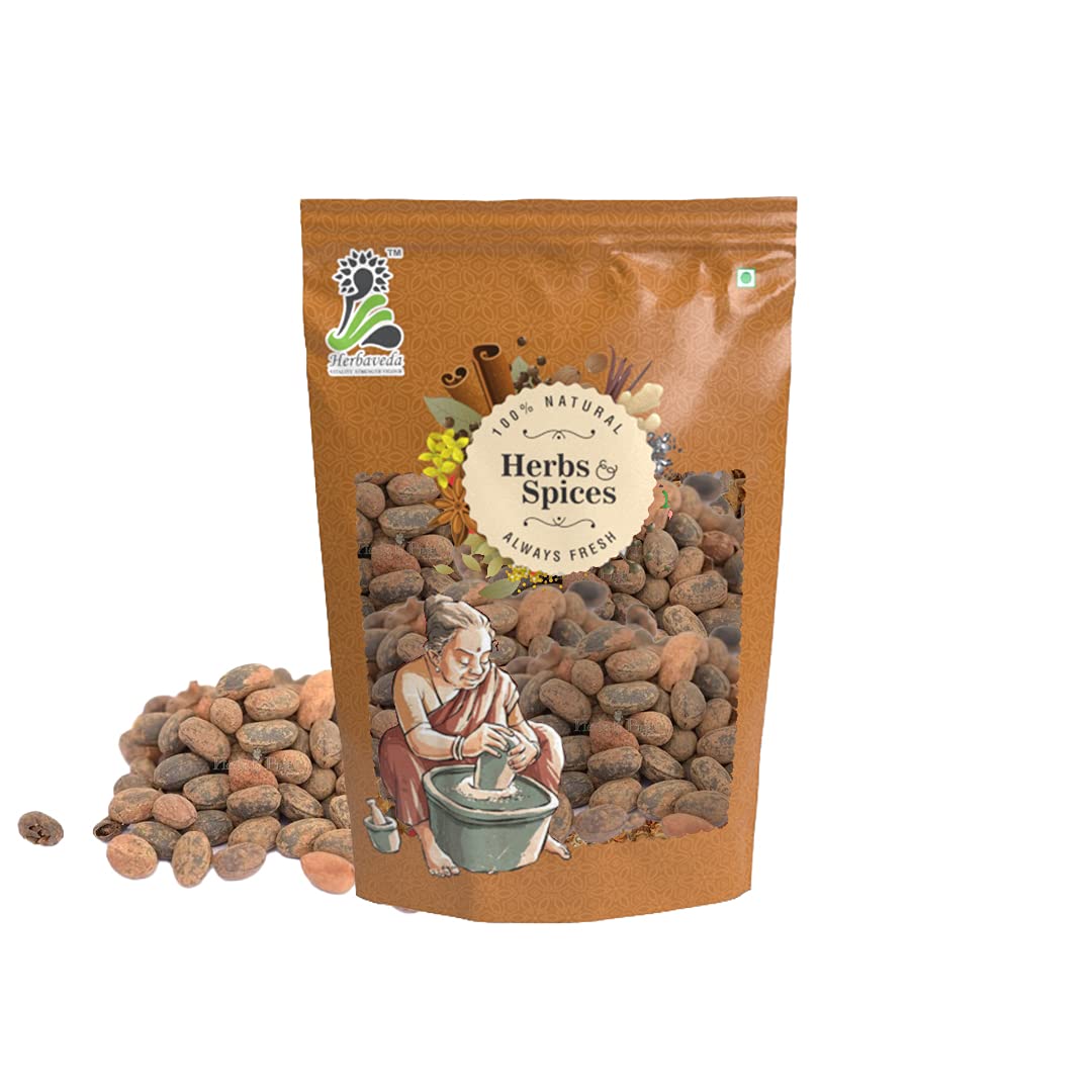 Herbaveda Jamalgota Seeds | Croton Tiglium Jamalghota Plant Extract | Natural Herbal Remedy | Jamal Gota Seeds | Easing Joint and Nerve Pains |जमालगोटा बीज (100 Grams)