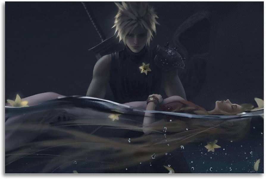 Anime Cloud Strife und Aerith