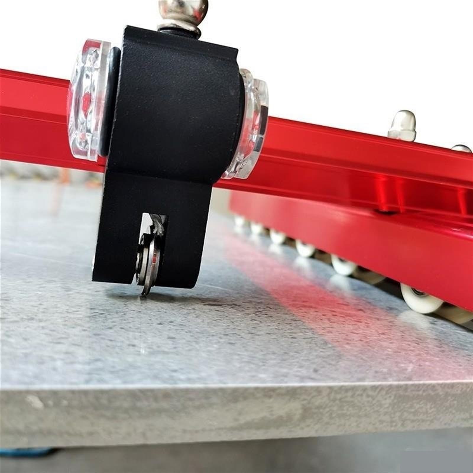 120/90/60CM azulejo de vidrio cuchillo empuje herramientas corte abridor cortador cerámica rodillo Corte RáPido(120CM Red With Plier)