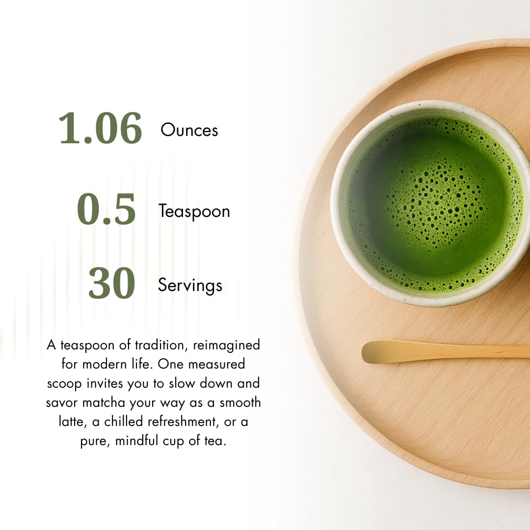 Nippon Matcha Organic Premium Ceremonial Grade Japanese Matcha Green Tea Powder First Harvest from Uji Kyoto USDA Certified — view 6