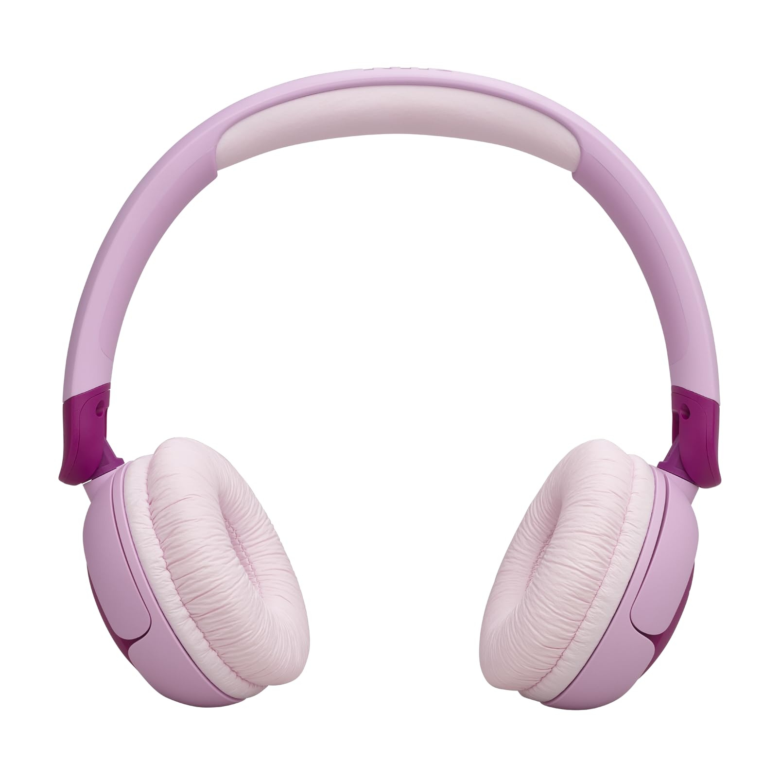 JBL Junior 320 BT Bezprzewodowe Słuchawki Nauszne z Bluetooth dla Dzieci z Wbudowanym Mikrofonem, 50 H Odtwarzania, Ograniczeniem Głośności, Łatwym Sterowaniem i Zestaw naklejek, Fioletowe