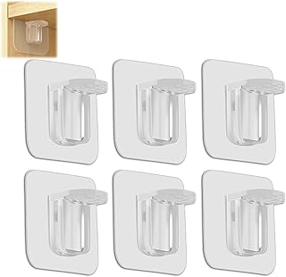 Adhesive Shelf Support Pegs Pin Bracket Punch-free Fixed & Sticky Hook, Wall Sticker Drill Free Nail Instead Holders Closet Cabinet Shelf Support Clips Wall Hangers,Perforation-Free Wardrobe Partition