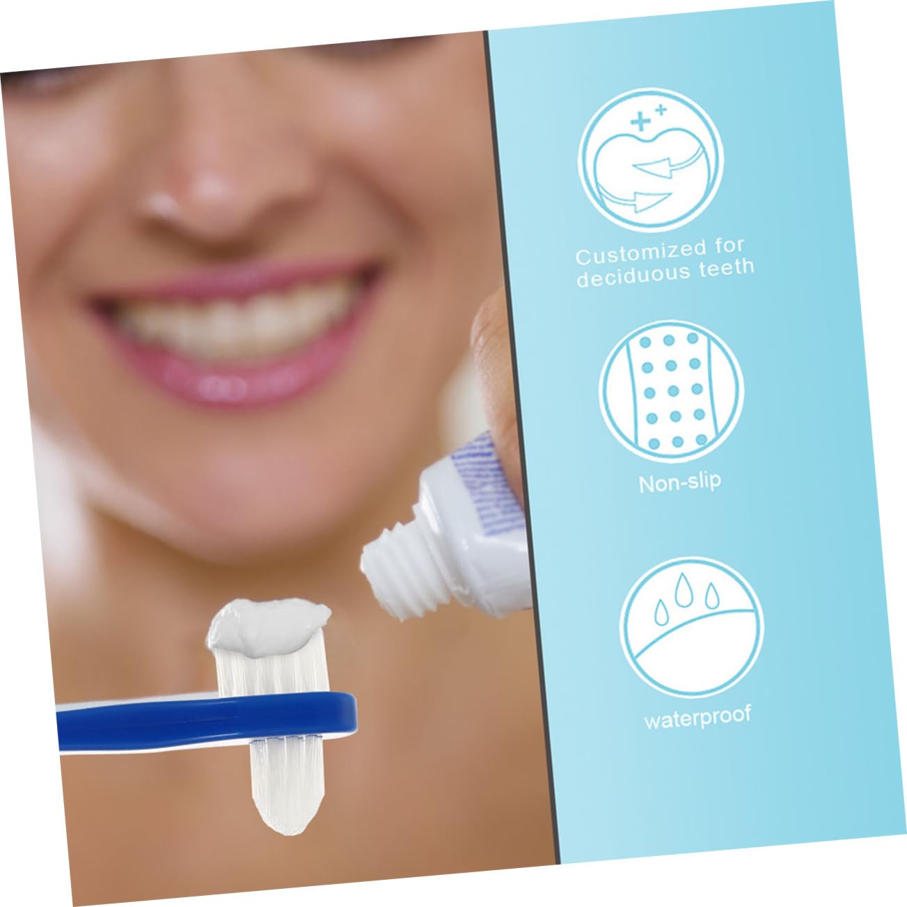 Beavorty 20 Pz finto spazzolino a doppia testa spazzolino portatile per dentiera a doppia faccia strumento per la pulizia dei denti finti detergente per protesi adulto