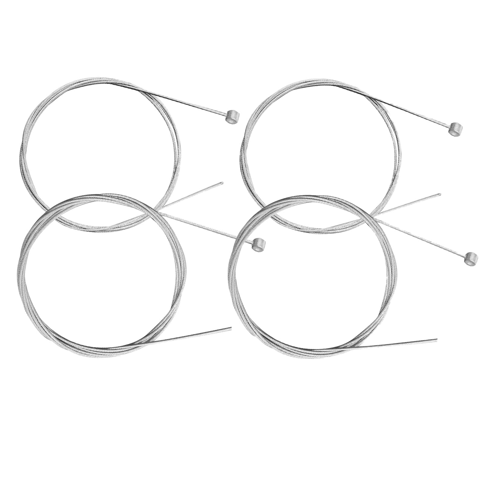Bike Brake Cables,4 PCS Universal Brake Cableb Before and After,Brake Cables for Mountain Bike and Road Bike