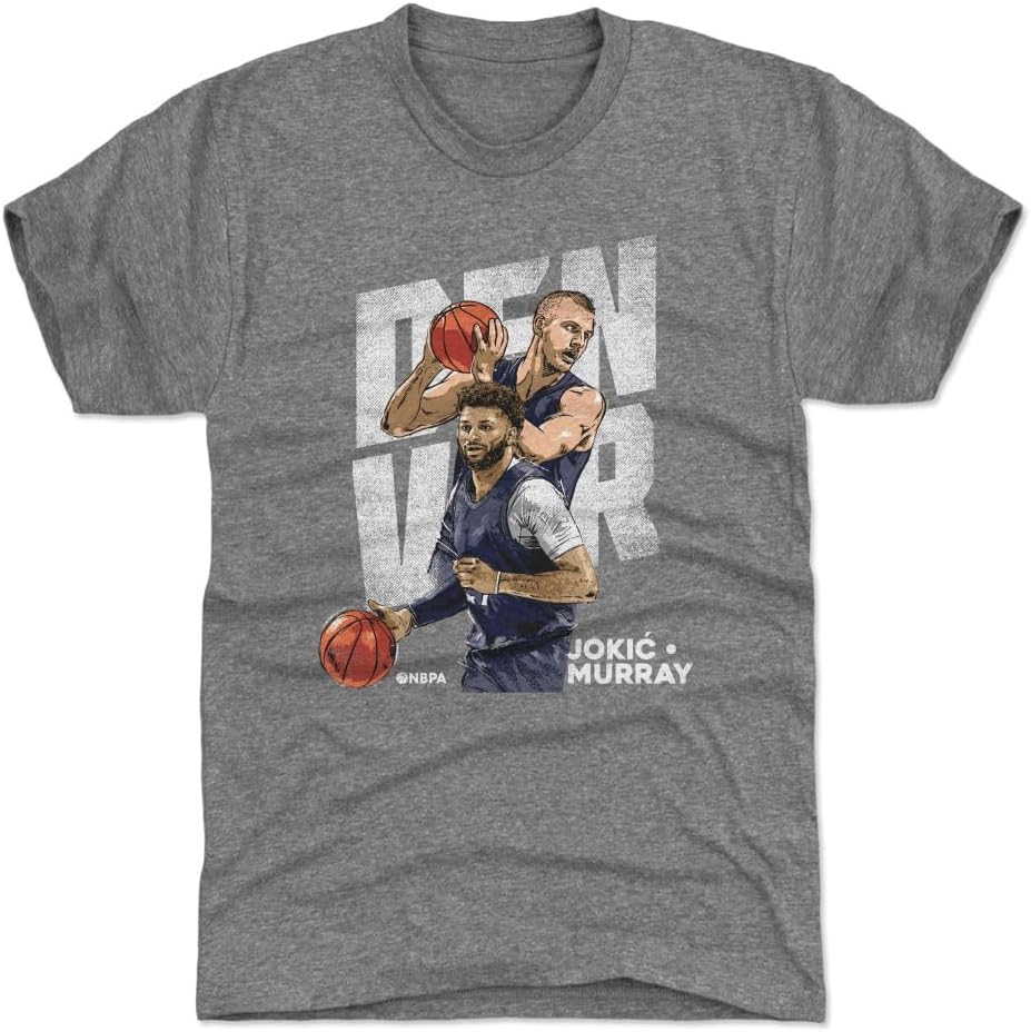 500 LEVEL Nikola Jokic Men's T-Shirt - Nikola Jokic & Jamal Murray Denver Duo