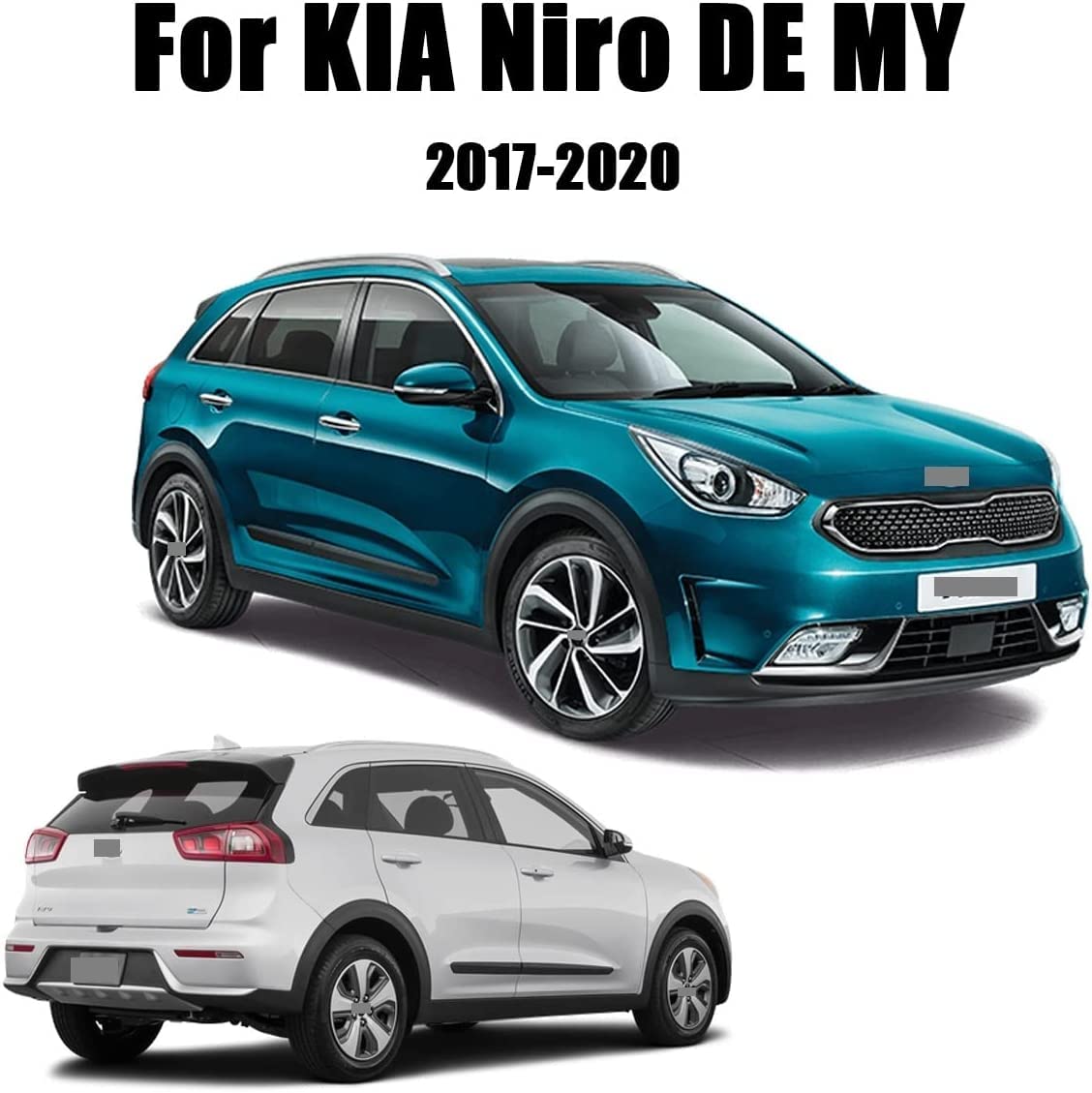 Car Bavettes 4 Pièces Garde-Boue Pour Kia Pour NIRO DE My 2017 2018 2019 2020 Garde-Boue Avant Arrière Pare-éclaboussures Garde-Boue Protecteur D'aile Bavettes Pour Auto