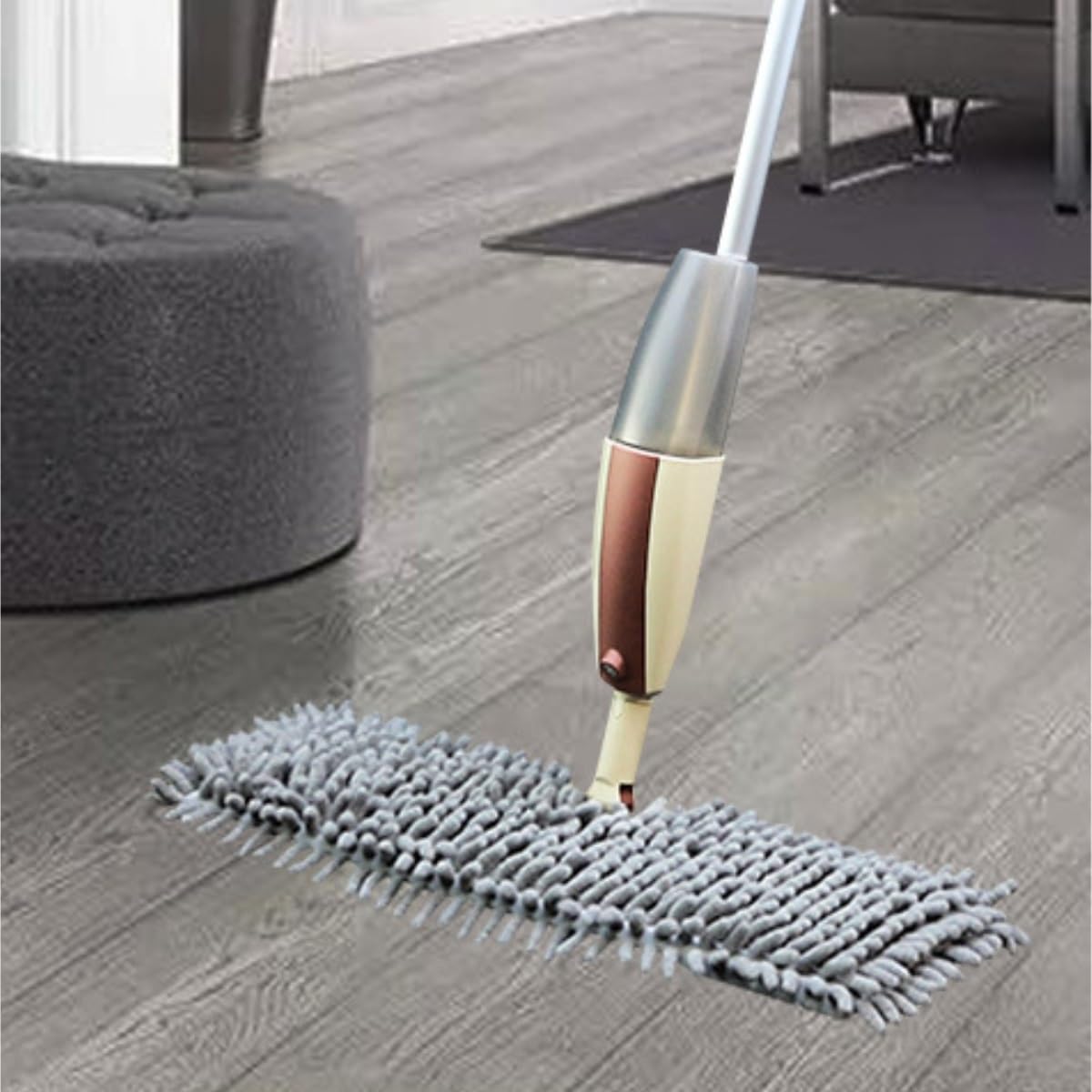 Mocio Pavimenti Mocio Spray for Risparmiare Lavoro Domestico, Rotante Pigro for Il Lavaggio A Mano di Piastrelle in Legno Mop Lavapavimenti