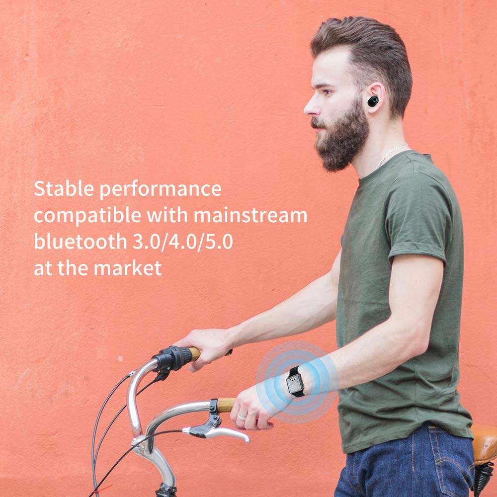 Wiwoo 16GB Bluetooth MP3 Player with Clip for Running, Sports Watch MP3