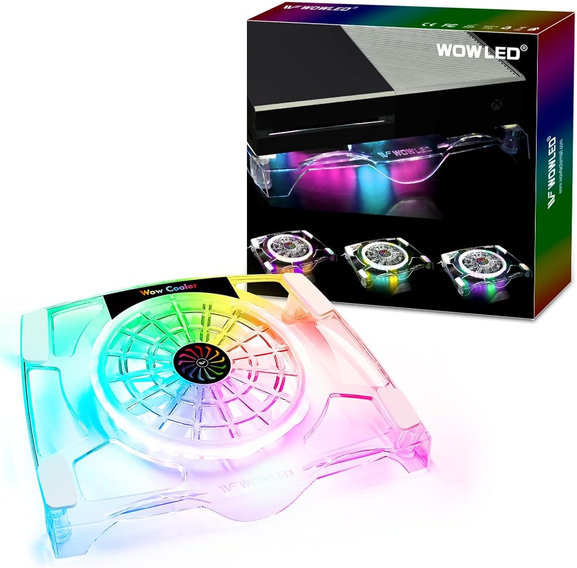 Upgrade USB Dream Color Cooling Fan Stand
