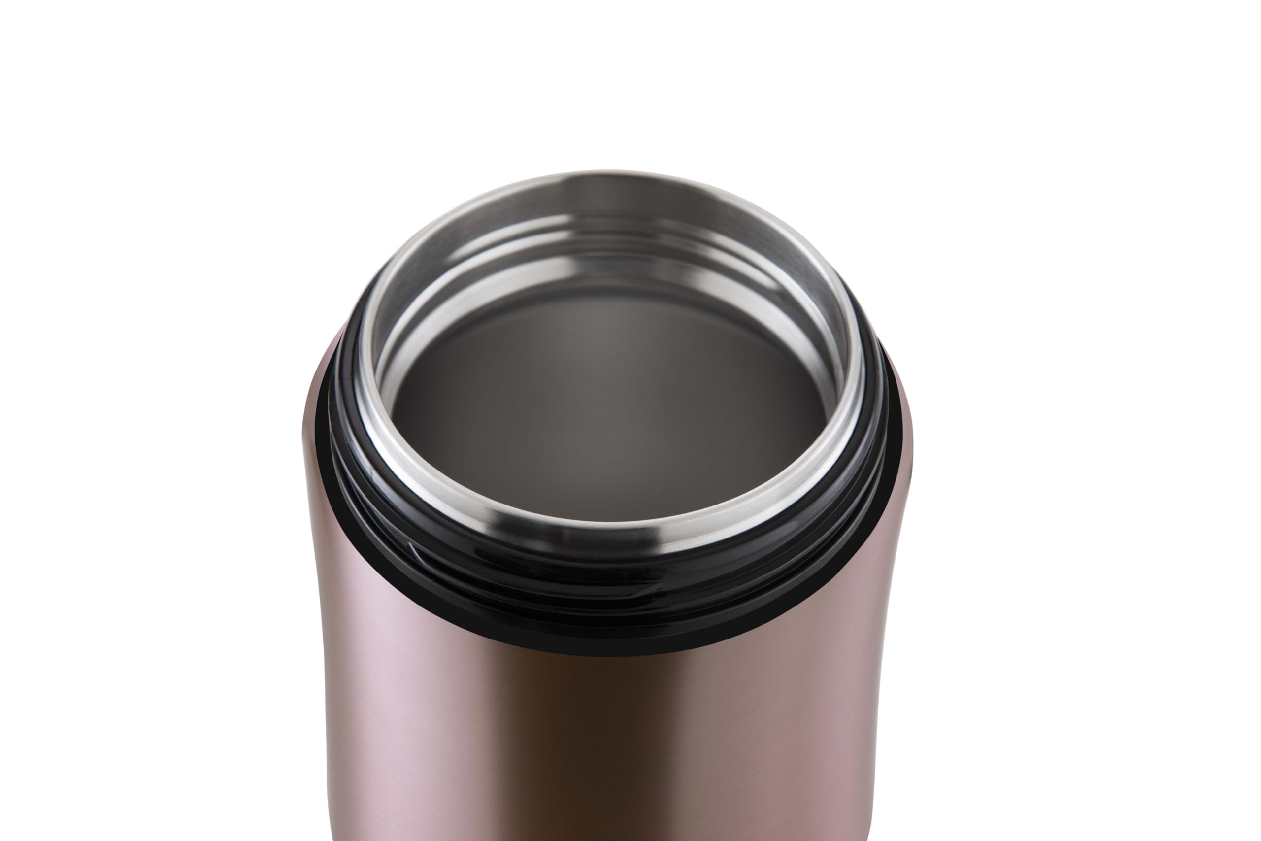 BUGATTI B BOTTLES FOOD JAR - Contenitore Termico, Mantiene Caldo per 12h, Freddo per 24h, Ghiaccio per 36h, Acciaio Inox 18/10 Ecologica e Riutilizzabile, Rose Gold Brushed 500 ML