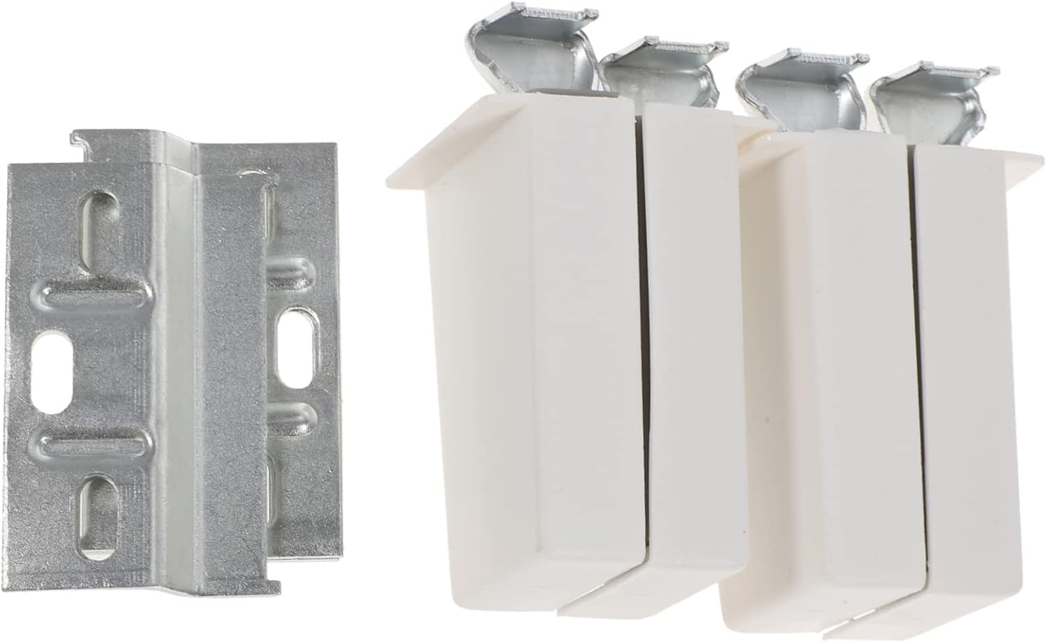 DOITOOL 4 Sets Hanging Code Metal Wall Mount Hanger Hinges for Kitchen sash