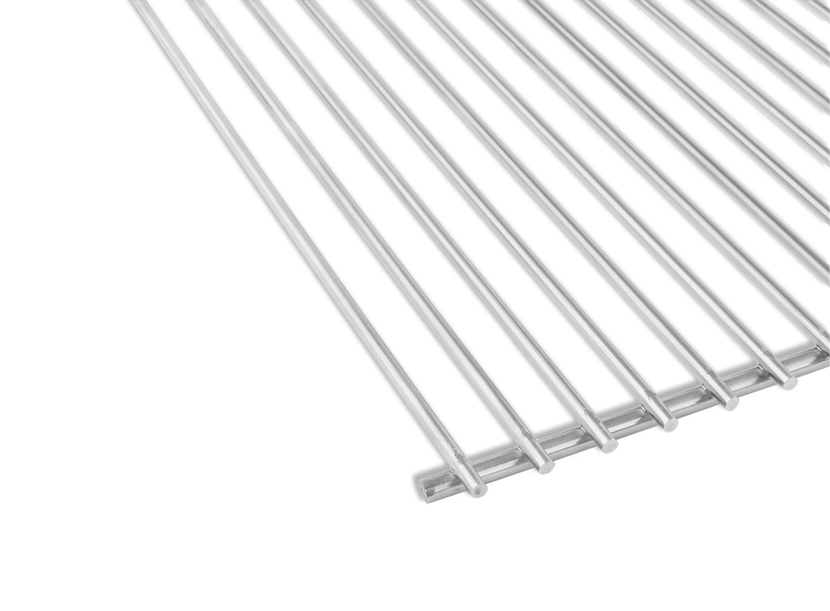 DEOS Griglia in Acciaio Inox Europeo 70x33 cm - Adattabile - Ø 7+5mm - Griglia Barbecue a Carbonella/Camino - Facile Pulizia - BBQ da Balcone - Ideale per Grigliate e Forni