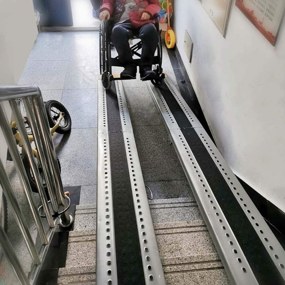 Podjazdy dla wózków inwalidzkich Podjazdy dla wózków inwalidzkich 2 sztuki Podjazdy dla wózków inwalidzkich Aluminiowe progi podjazdów Przenośne podjazdy Składane schody Podjazdy dla niepełnosprawny