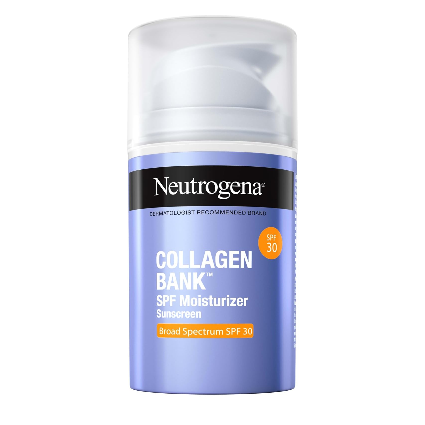 Neutrogena Collagen Bank Face Moisturiser with Bakuchiol, Daily Anti-Ageing Face & Neck Collagen Cream with Micro-peptides and antioxidant Bakuchiol, for all skin types, 50ml