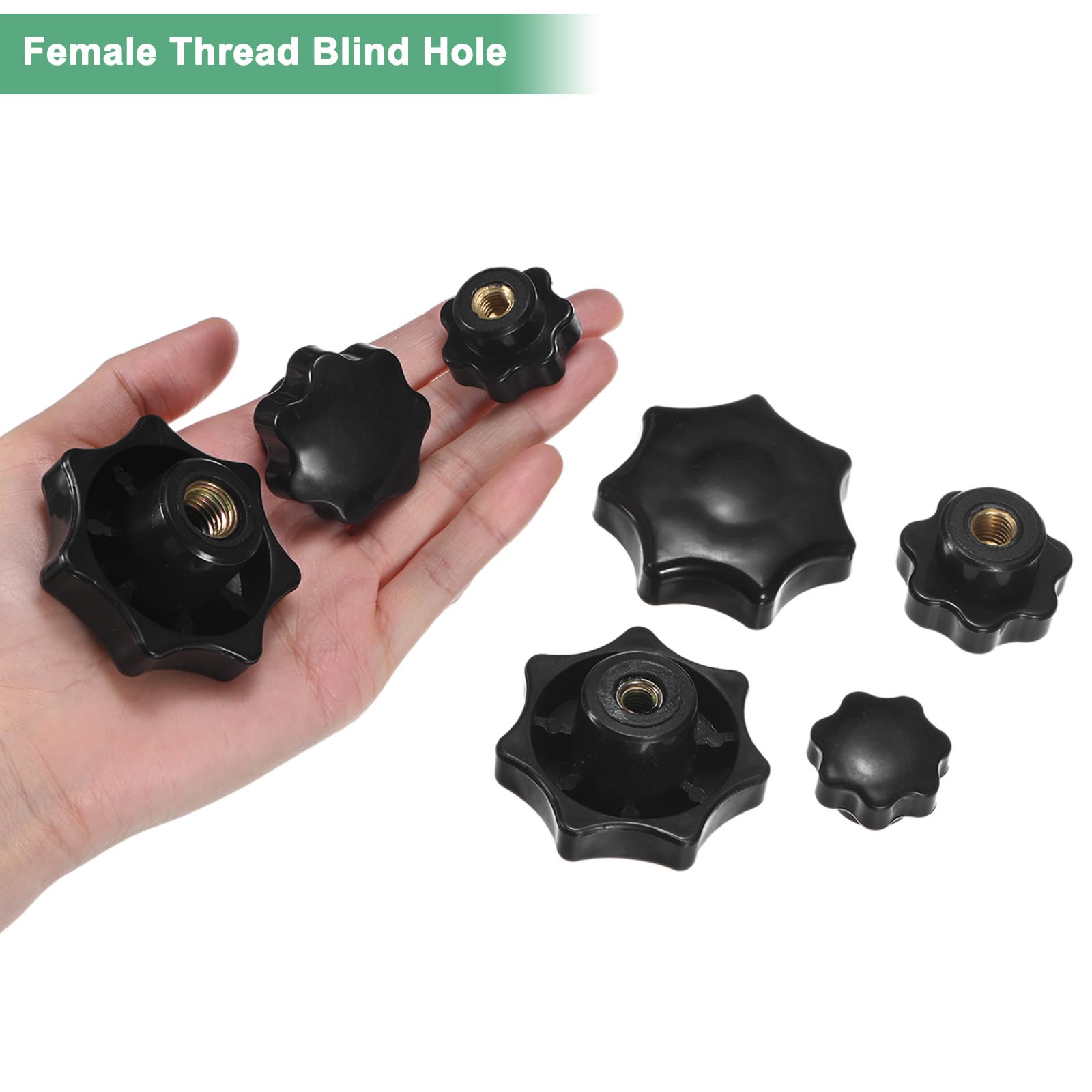 M METERXITY 4-Pack 7 Star Knobs - Image 4