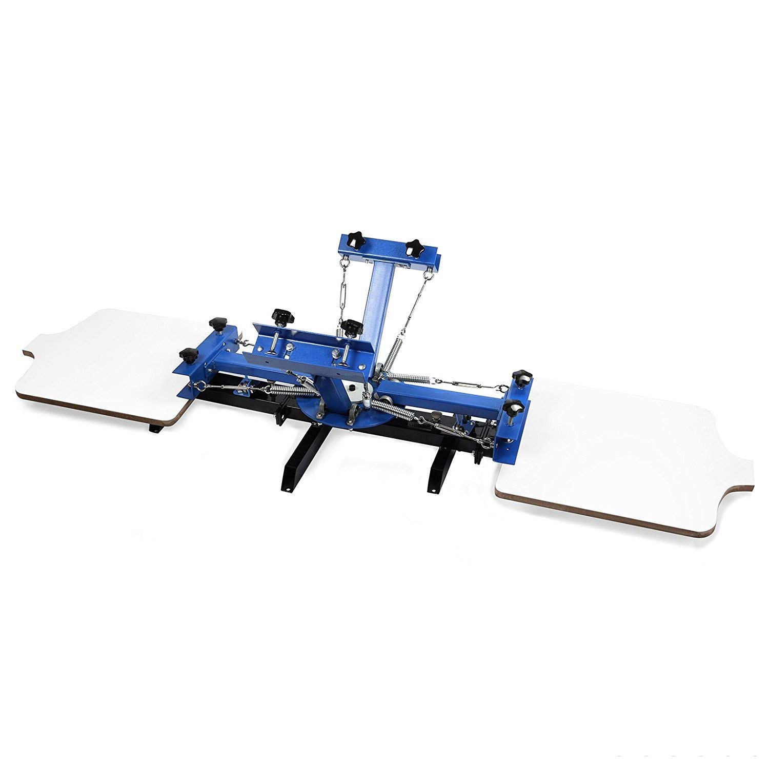 Siebdruckmaschine 55 x 45 cm, Silk Screen Printing Machine 4 Farbe 2 Station Siebdruckmaschine DIY Screen Press Printing Machine Siebdruck Set für Flache Drucksubstrate wie Kleidung