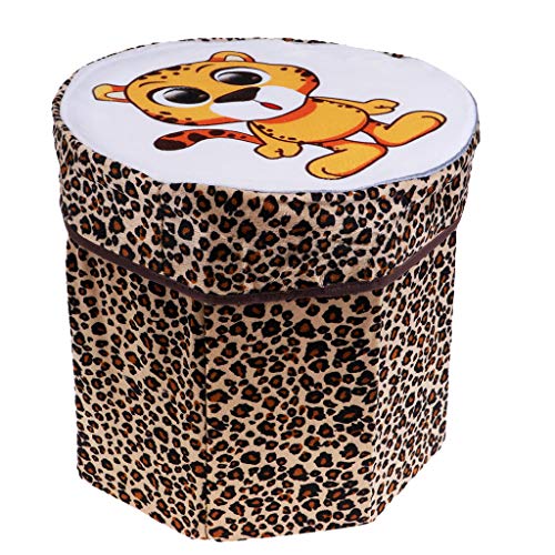 YIJU Dobrável Banco Otomano Caixa de Armazenamento Sala Footstool Cadeira de Acampamento Assento de