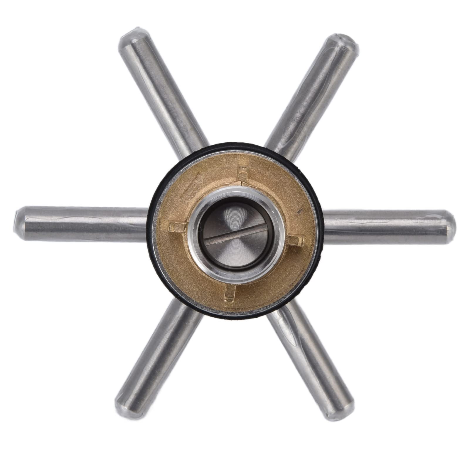 EMUKOEP Grifo con Enjuague de Vidrio para Fregadero de Acero Inoxidable para Bar, Cafetería, Restaurante, Lavavasos de Vidrio que Ahorra Agua para Vino, Cerveza, café, 10x10,5 Cm