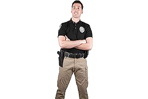 Black Poly Cotton Security Polo Shirts