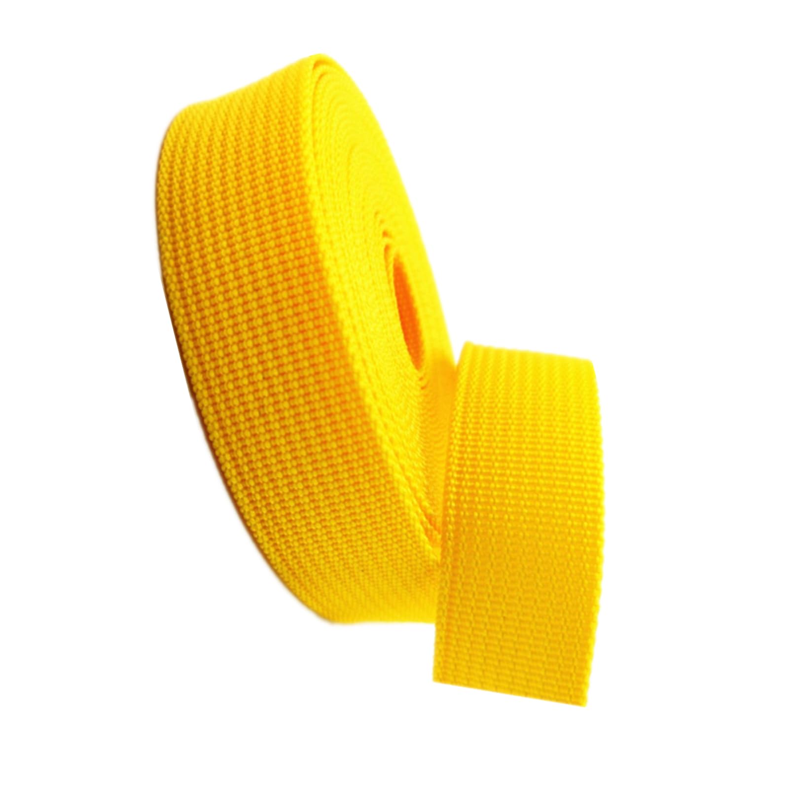 Cerclage en polypropylène jaune de 20 mm d'une longueur de 5 mètres pour loisirs créatifs