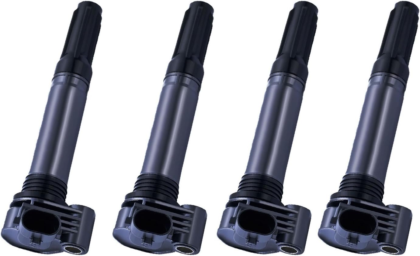 Set of 4 Ignition Coil Pack Compatible with Fiat 2012 2013 2014 2015 2016 500 L4 1.4L Replacement for UF649 C1815