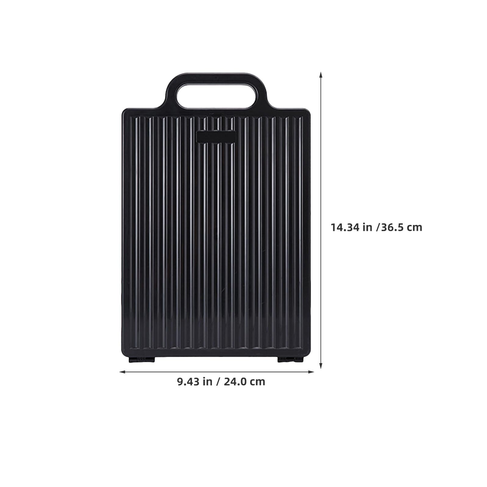 TOPBATHY Miroir de Poche Double Face Pliable en Verre et Plastique Noir pour Salon de Coiffure et Barbier, Accessoire Pratique pour Coiffure et Maquillage Plusieurs Styles