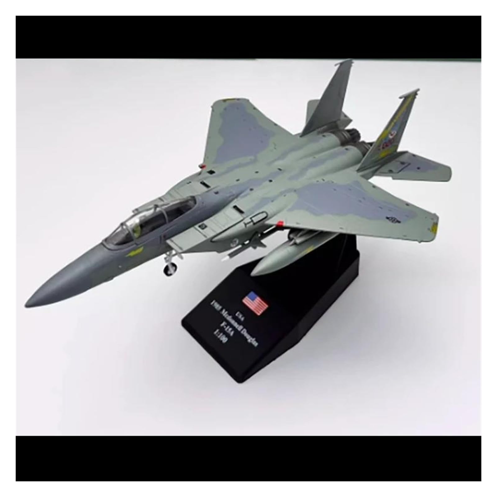 Modello di Aeroplano Metallo 1: 100 Per (versione Dipinta) F-15 AMetalFighter Modello Aereo Militare Pre-costruito Pressofuso Ornamenti Statici Giocattoli Hobby