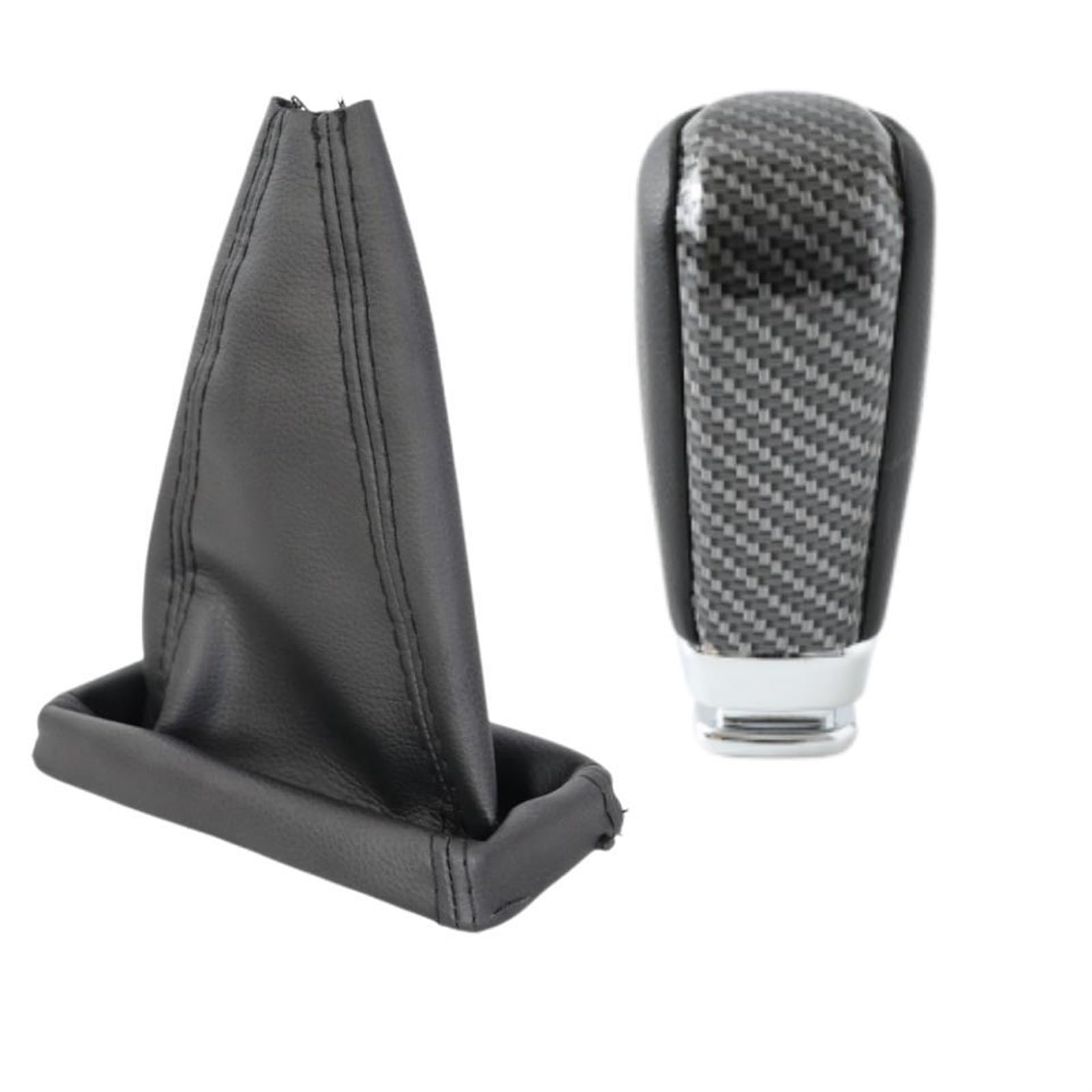 HSUKIHO Car Shift Knob Cover for Toyota for Land for Cruiser 2008-2015 Automatic Gear Shift Knob Collar Lever Shifter Gaiter Boot Protective Cover(D)