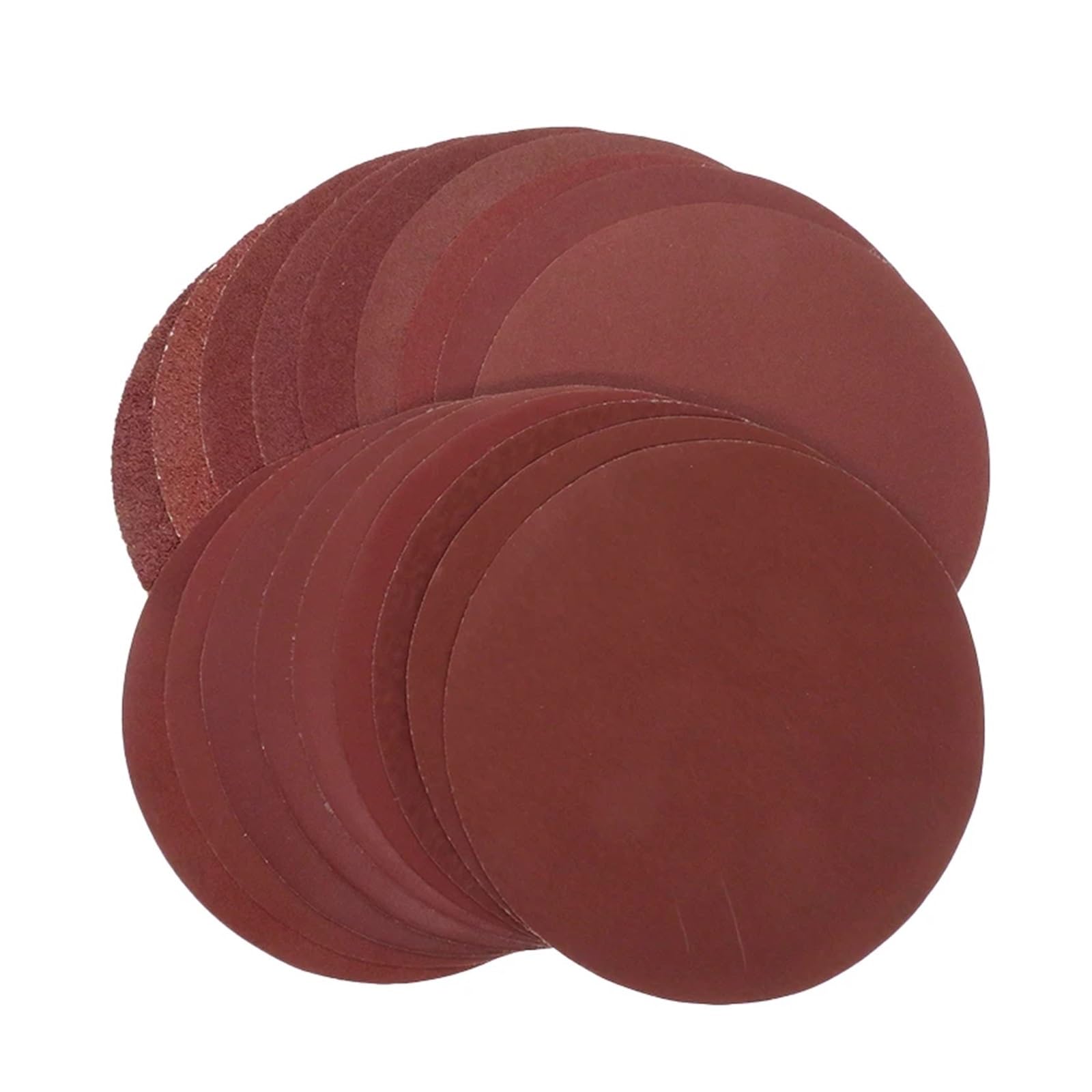 Hook and Loop Sandpaper disc, Sanding Discs 8 Inch 30 Pcs 40-400 Grit Aluminum Oxide Hook and Loop for Orbital Sander(240)