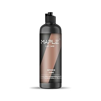 Maple Car Care Interior Shine 1L | Non-Greasy Car Interior Polish | High Gloss car interior Cleaner | Dashboard polish & Cleaner | Long-Lasting Shine polish for car & Bike Interior shine