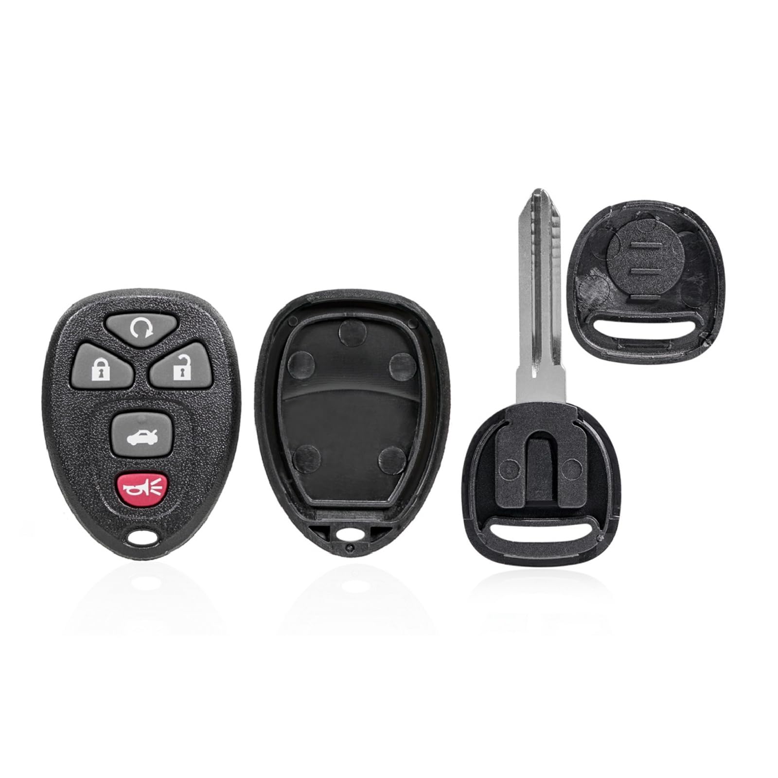 Key Fob Fits for 2014-2016 for Chevrolet Impala Limited,2006-2013 for Chevrolet Impala,2006-2011 for Cadillac DTS,2006-2011 for Buick Lucerne 5 Button 315MHZ Keyless Entry Remote Control