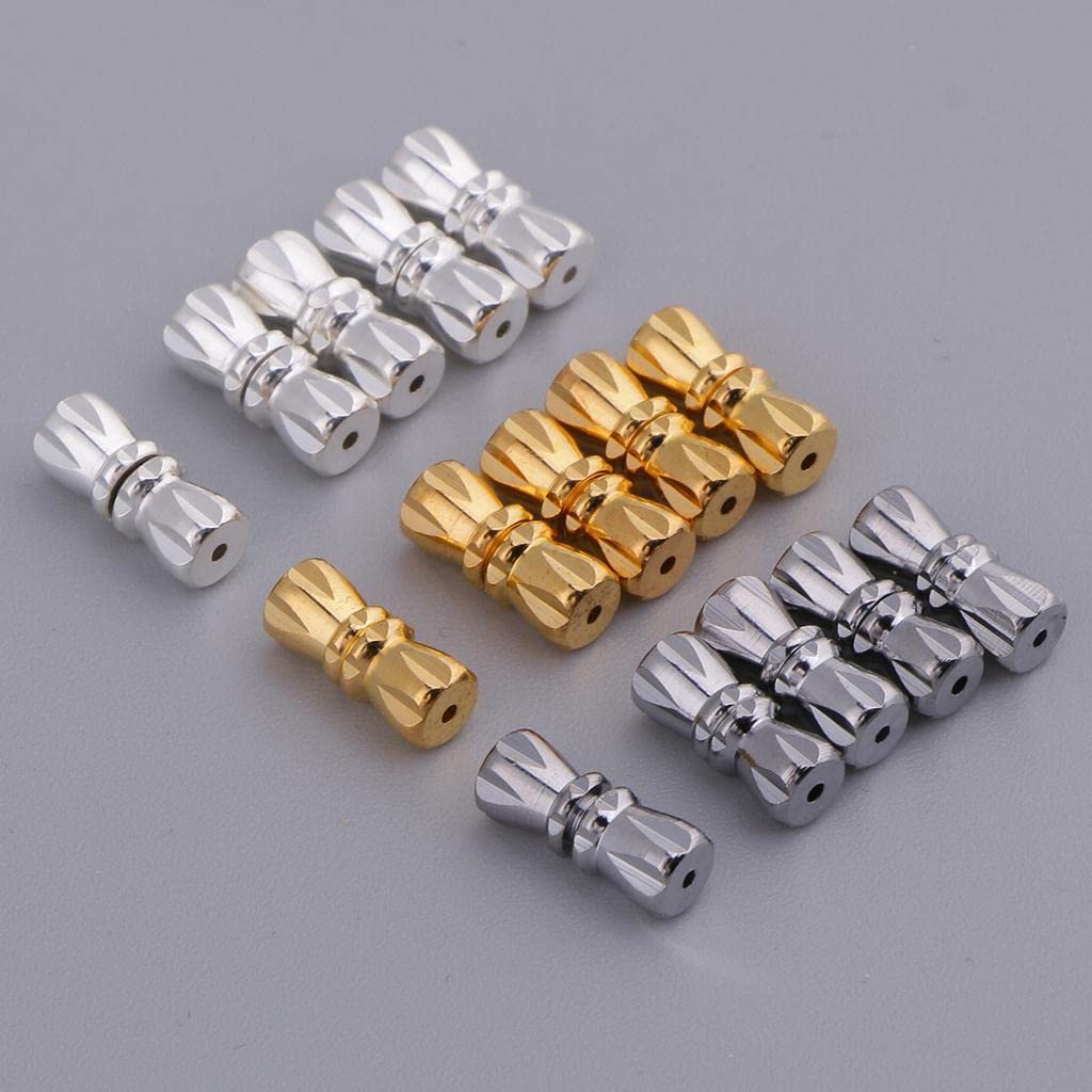 Colgante 2X 15 Cierre de Tornillo para Collares y Pulseras Fabricación de Joyas