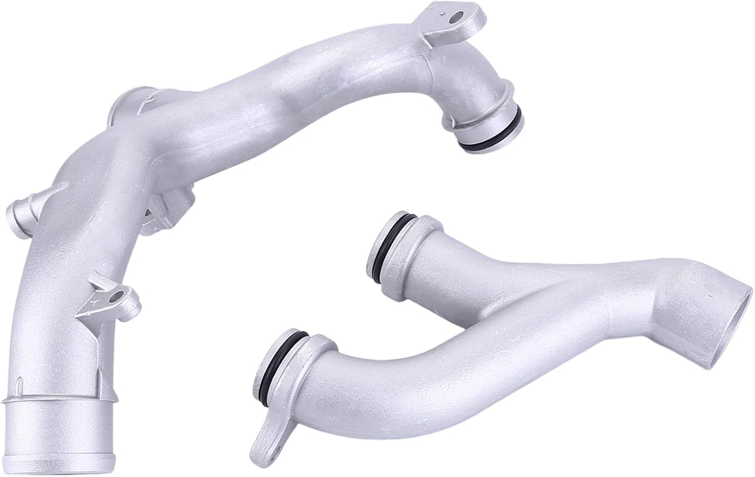 Upgraded Aluminum Coolant Water Outlet Pipe & Heater Hose Kit - for Land Rover Range Rover LR4 Discovery LR3 / for Jaguar 3.0L V6 Supercharged Engine Replaces OE LR122710,AJ814053,LR048474