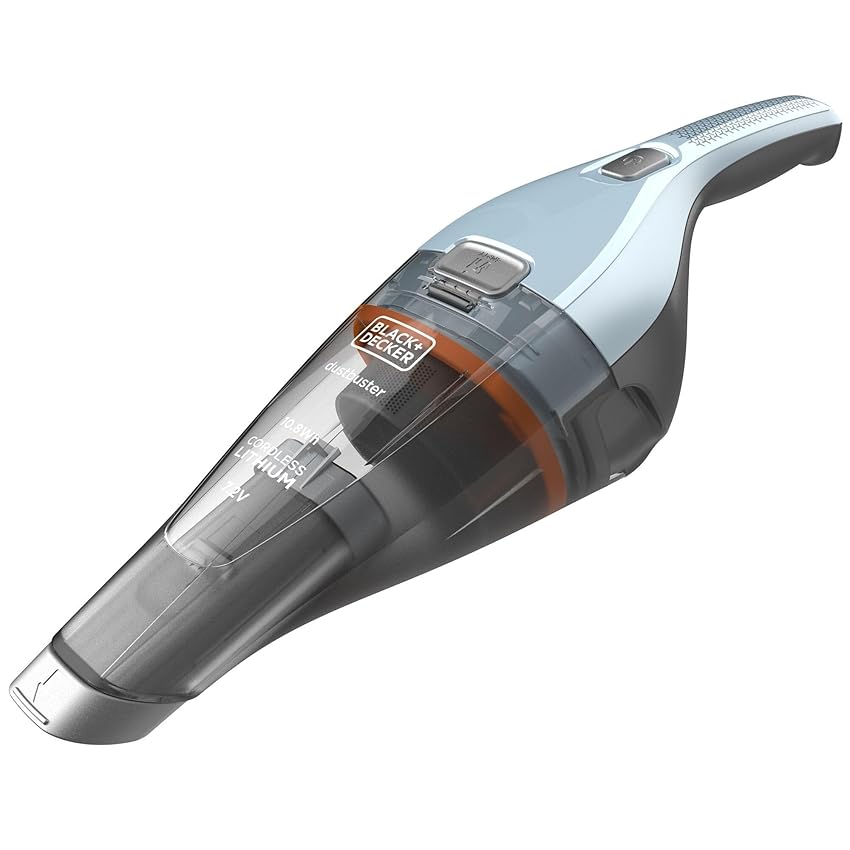 BLACK+DECKER dustbuster 7.2V (Batteria 2.0Ah) Aspirapolvere Portatile Senza Fili, Viola, NVC215W-QW