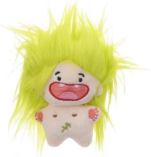 ibasenice Boneca Mini Estatuetas Para Troll Mini Bonecas Chuveiro Presente De Festa De Pelúcia Chaveiro Pingente De Saco De Presente De Páscoa Enchimentos Engraçado Algodão Engraçado Boneca