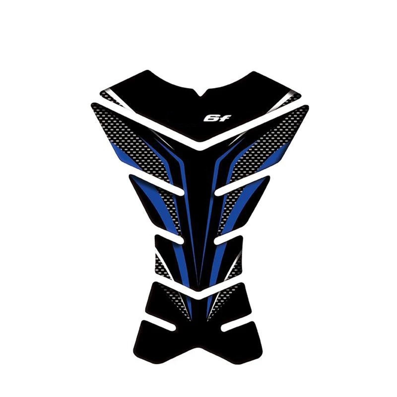 Dtsgcx Color4 Carbon-Look Motorcycle Tank Pad Protector Decal For Kawasaki Er6f For Er-6F(Color4)