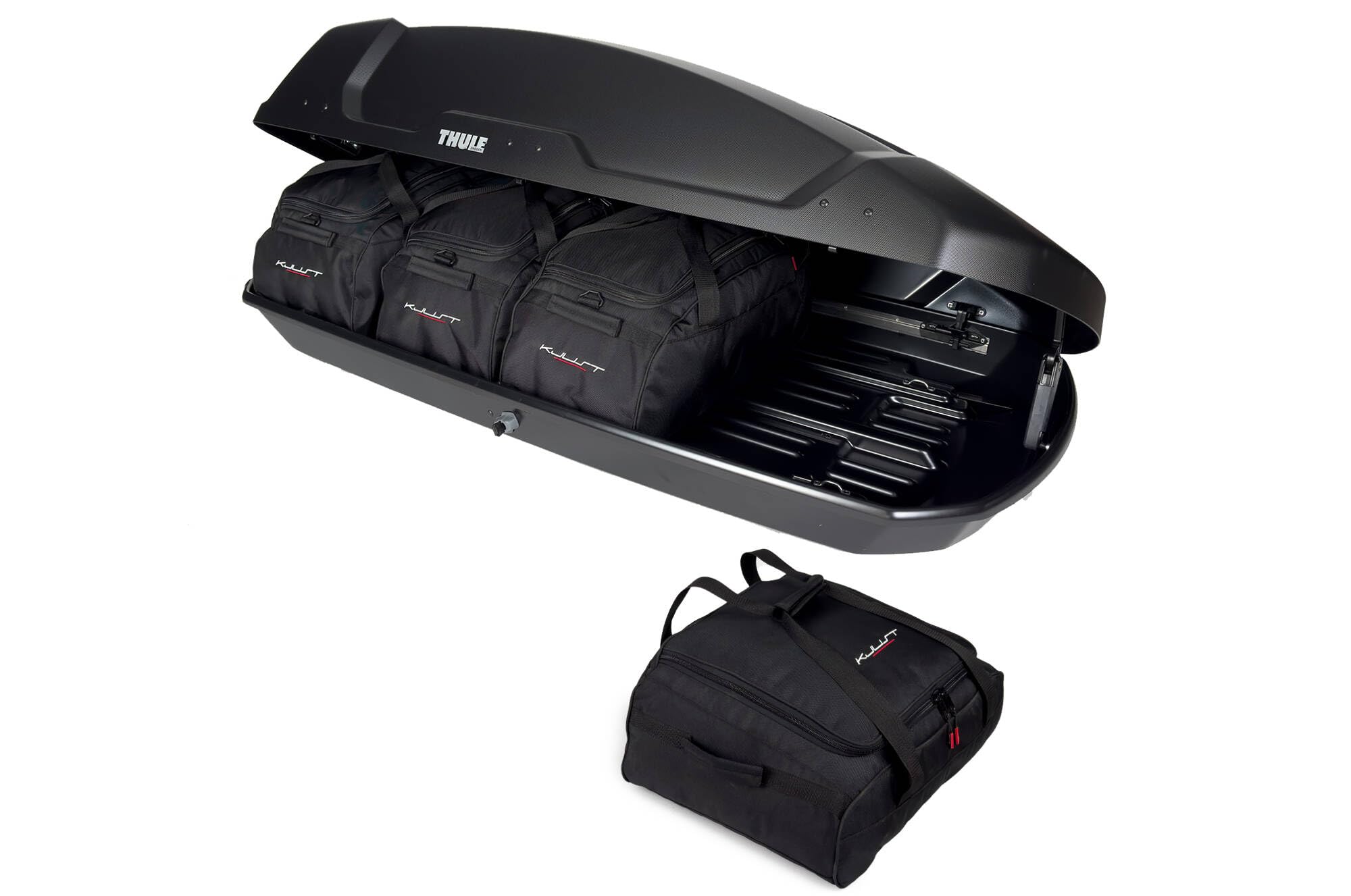 KJUST Sacs Set 4 pièces Compatible Avec Coffre De Toit THULE FORCE XT M