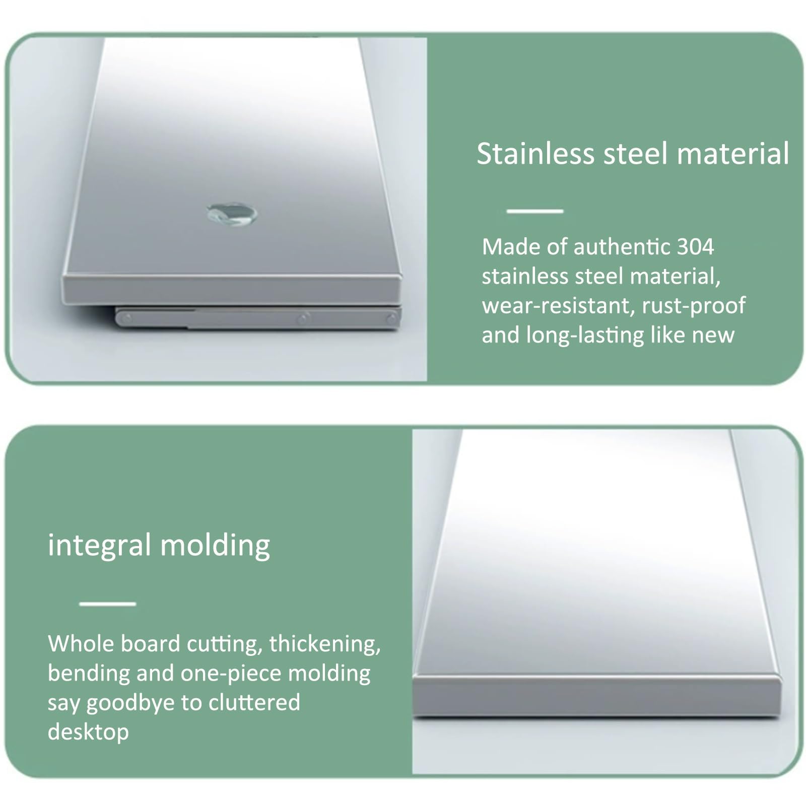 Amazon｜304ステンレススチール製折りたたみテーブル、壁掛け