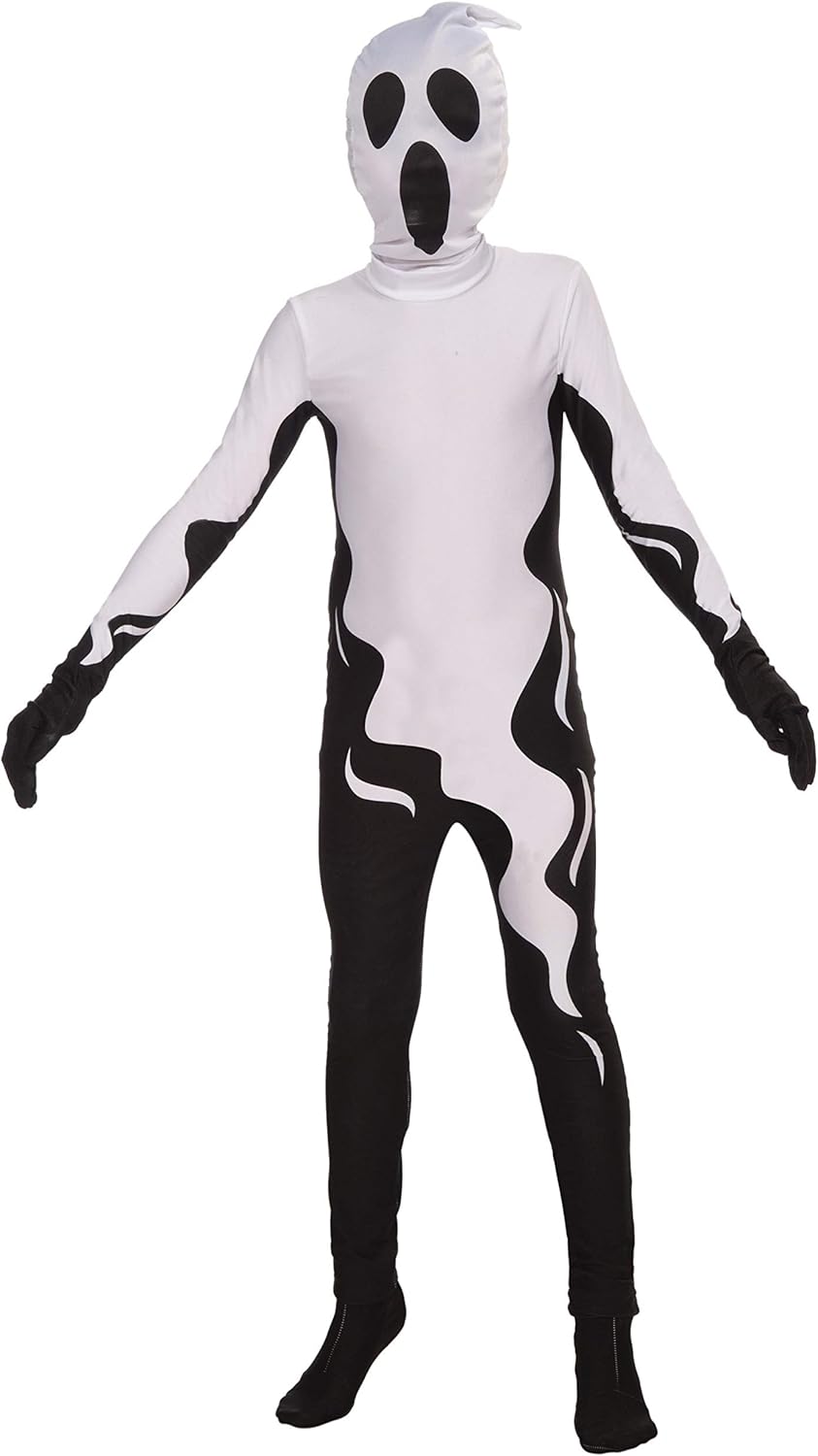 Forum Novelties I'm Invisible Costume Stretch Body Suit, Floating Ghost, Child Medium