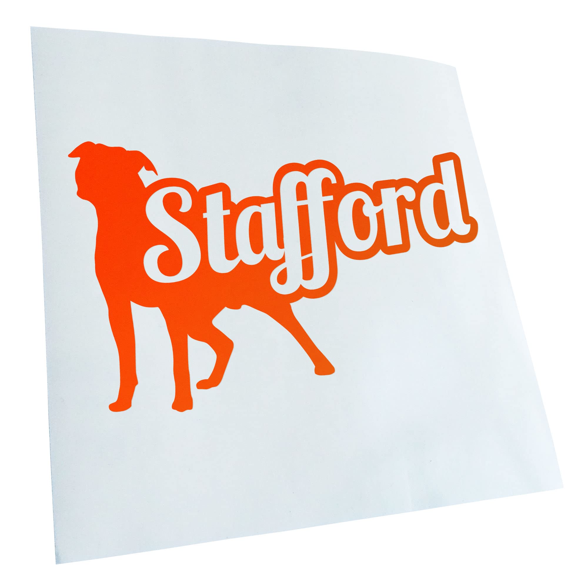 Kiwistar - Adesivo Per Auto - American Stafford Cane Razza