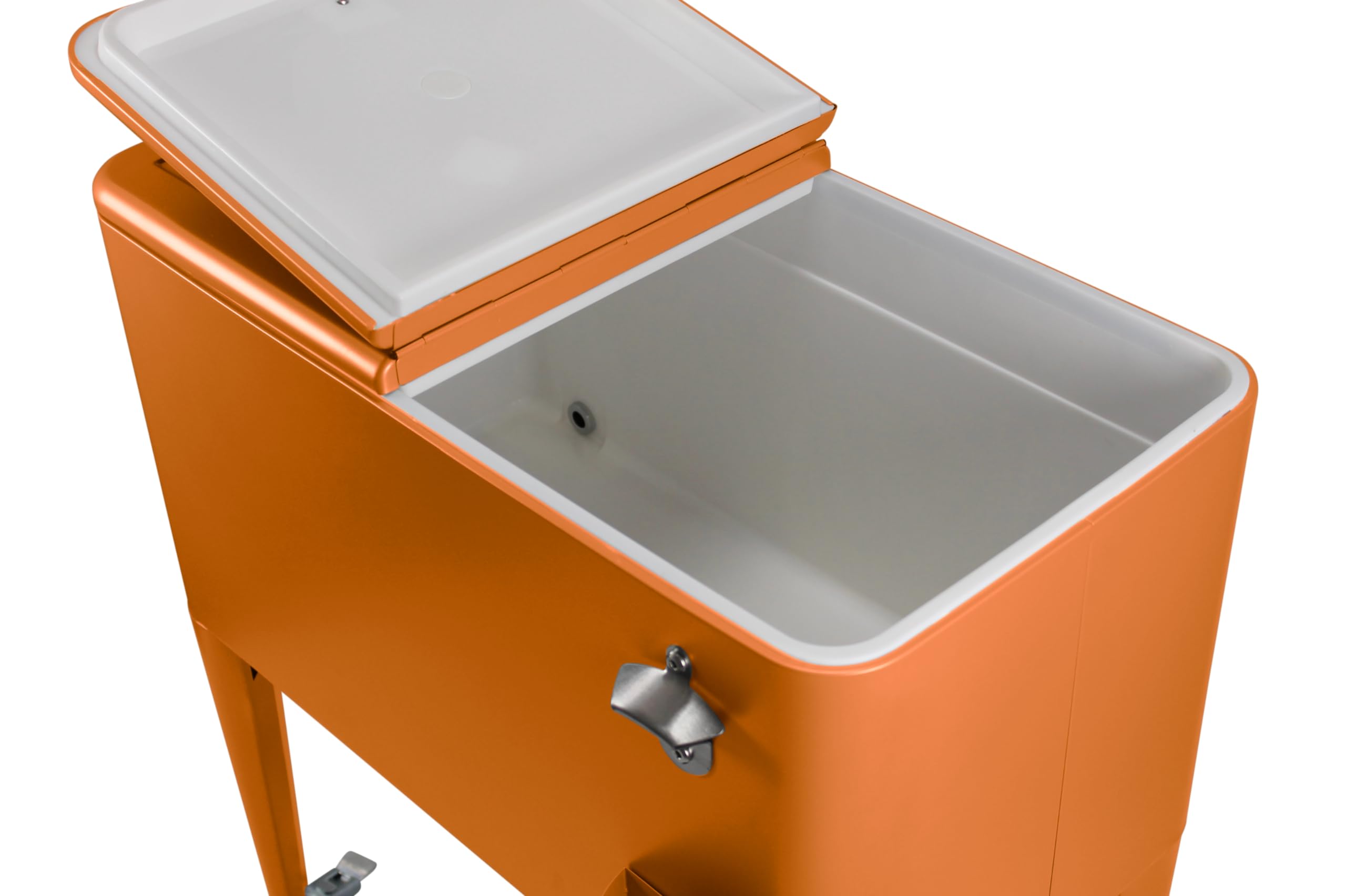 Kailua Cooler - Frigorifero Portatile Per Bevande Con Carrello Mobile, Perfetto Per Feste E Eventi - Foto 5