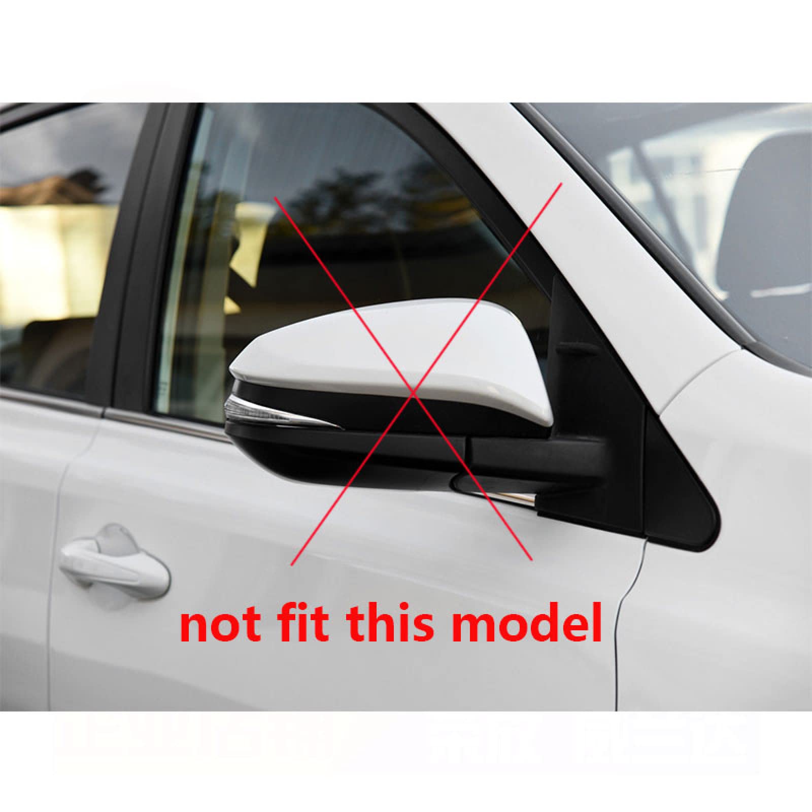Calotta Specchio Retrovisore Per Toyota Per RAV4 2020 2021 2022 2023 Auto Ala Porta Laterale Esterno Specchietto Retrovisore Tappo Di Copertura Coperchio Custodia(Colore:Unpainted right