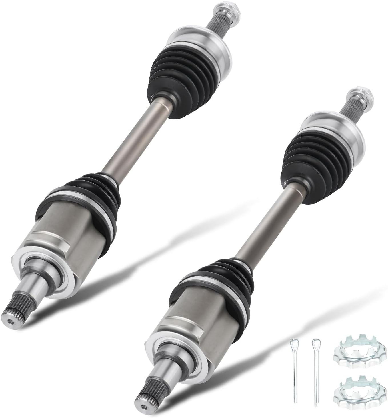 Pair (2) Front CV Axle Shaft Assembly (Only for 4WD) Fit for Toyota Tundra 2000-2006 4WD,Sequoia 2001-2007 4WD,Replace for 66-5194, Left Right Side