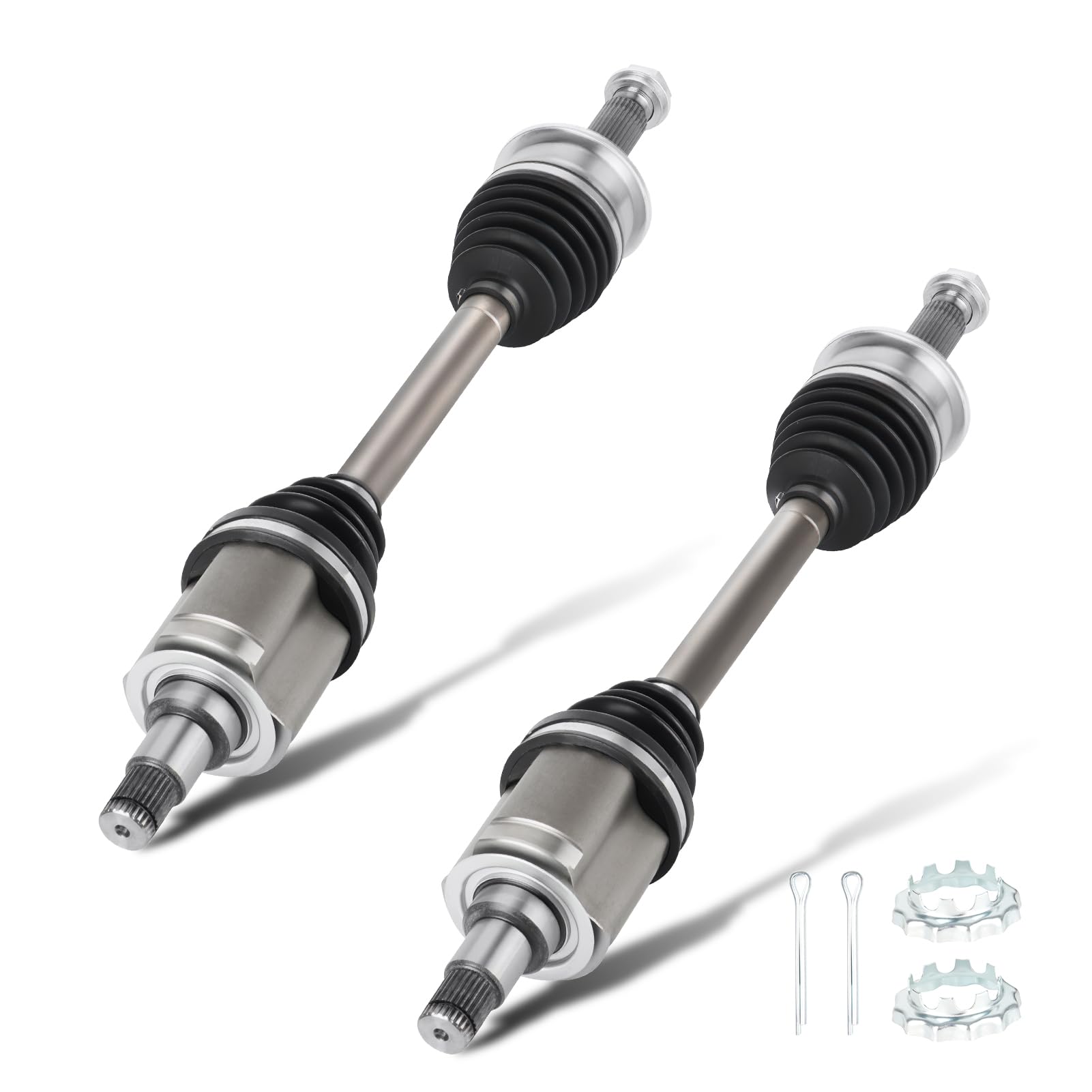 Pair (2) Front Left Right Side CV Axle Shaft Assembly Fit for Toyota Tundra 2000-2006 4WD,Sequoia 2001-2007 4WD,Replace for 66-5194