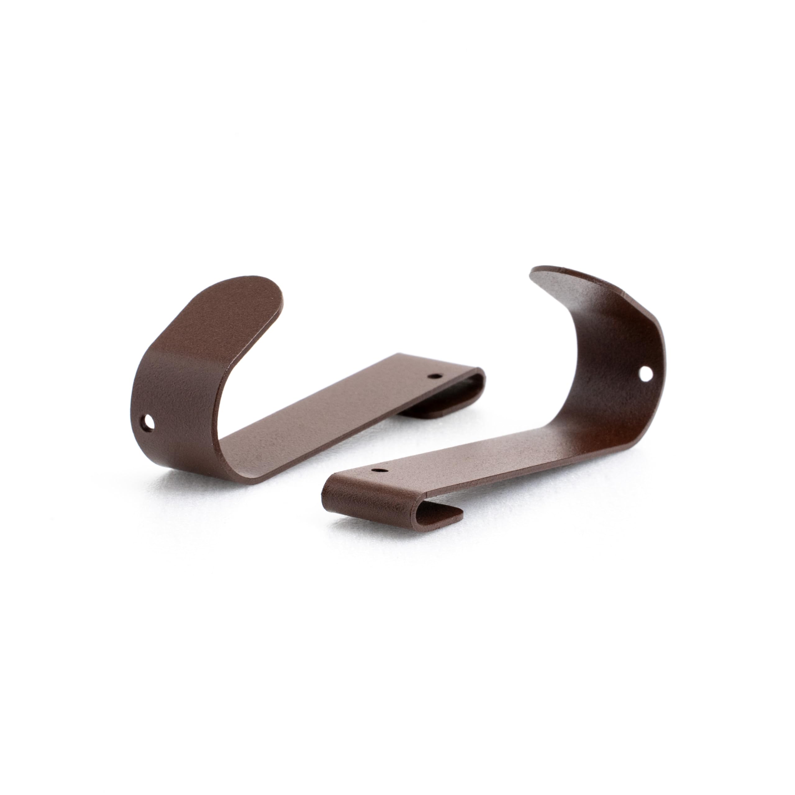 Portaombrelli dal design moderno in metallo per casa e ufficio, supporto di design, 2 ganci, 2 vaschette estraibili, 15,5 x 15,5 x 49 cm, marrone ruggine, quadrato, portaombrelli