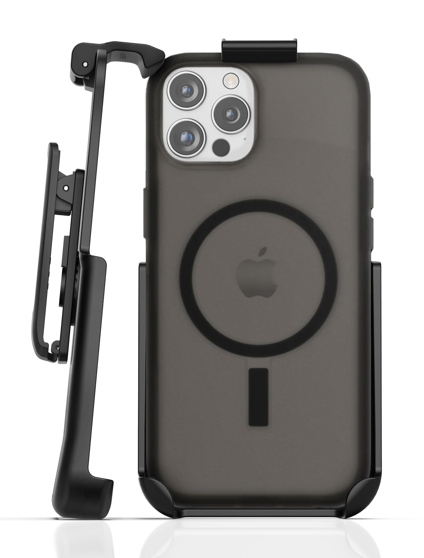 Belt Clip Holster Compatible With OtterBox Symmetry Case For IPhone 7 / 8 - Black, By Beltron